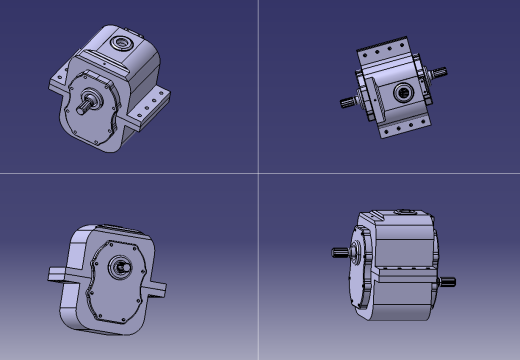 纯电动四驱乘用车变速器设计（含三维CATIA+CAD图纸+说明书）缩略图